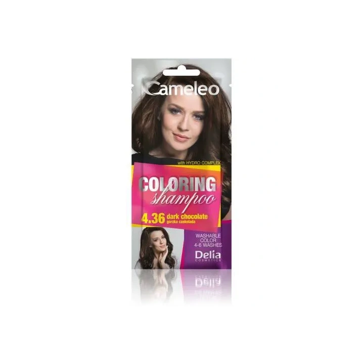DELIA Cameleo Coloring szamponetka koloryzująca 4.36 Dark Chocolate 40ml
