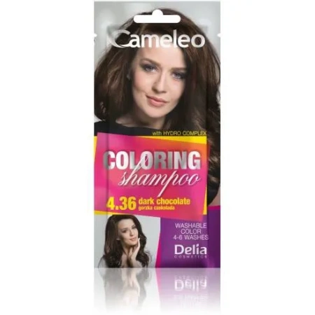 DELIA Cameleo Coloring szamponetka koloryzująca 4.36 Dark Chocolate 40ml