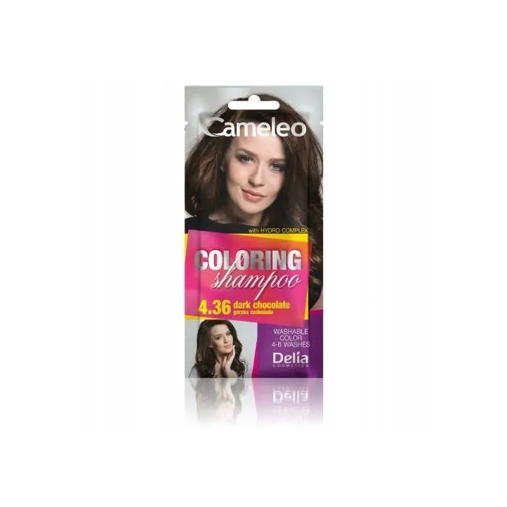 DELIA Cameleo Coloring szamponetka koloryzująca 4.36 Dark Chocolate 40ml