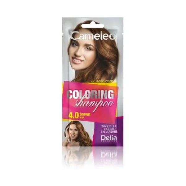 DELIA Cameleo Coloring szamponetka koloryzująca 4.0 Brown 40ml