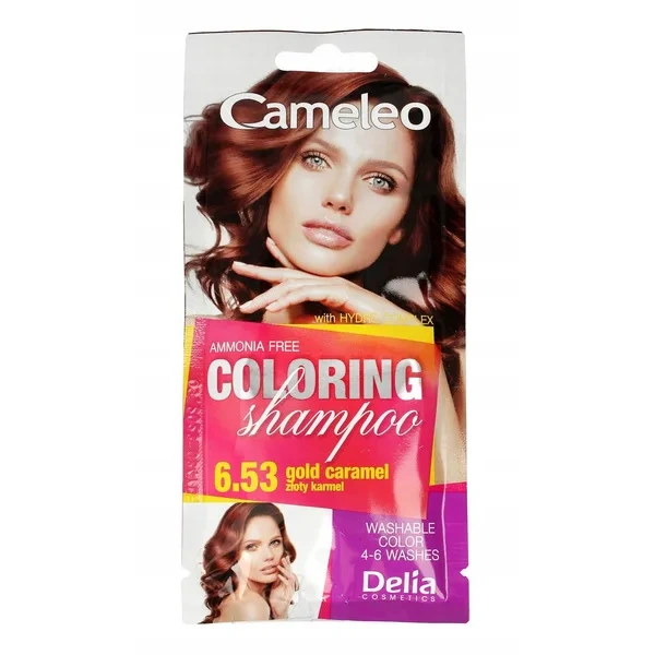 DELIA Cameleo Coloring szamponetka koloryzująca 6.53 Gold Caramel