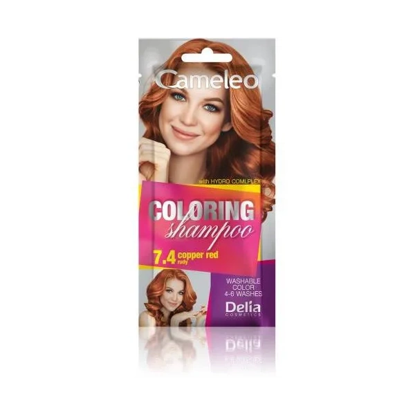 DELIA Cameleo Coloring szamponetka koloryzująca 7.4 Cooper Red 40ml