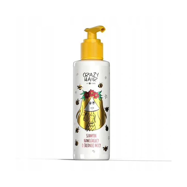 HISKIN Crazy Hair nawilżający szampon do włosów Miodowy 300ml