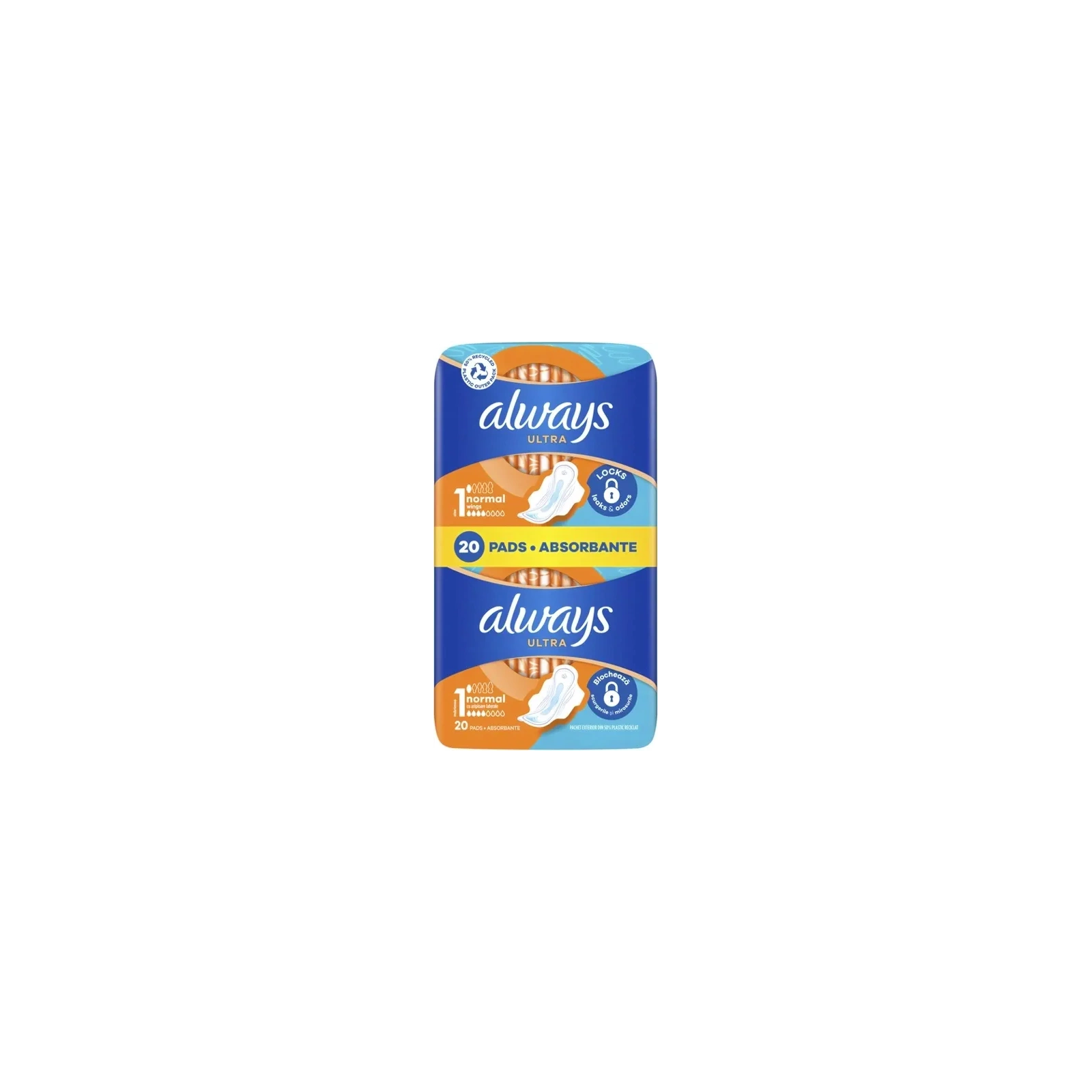ALWAYS Ultra Normal+ podpaski ze skrzydełkami Duo 2x10szt 