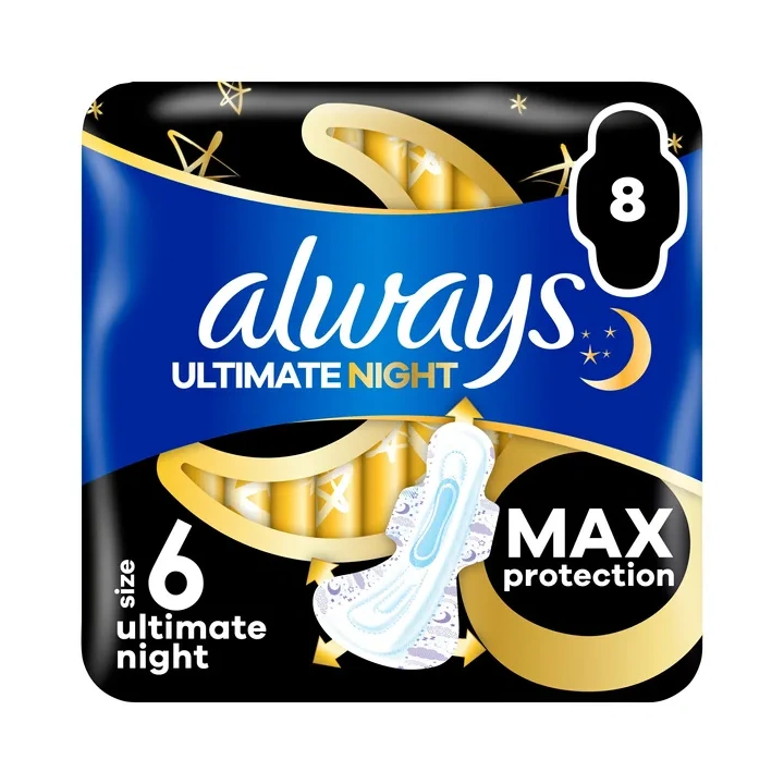 ALWAYS Ultimate Night podpaski ze skrzydełkami rozmiar_6 8szt