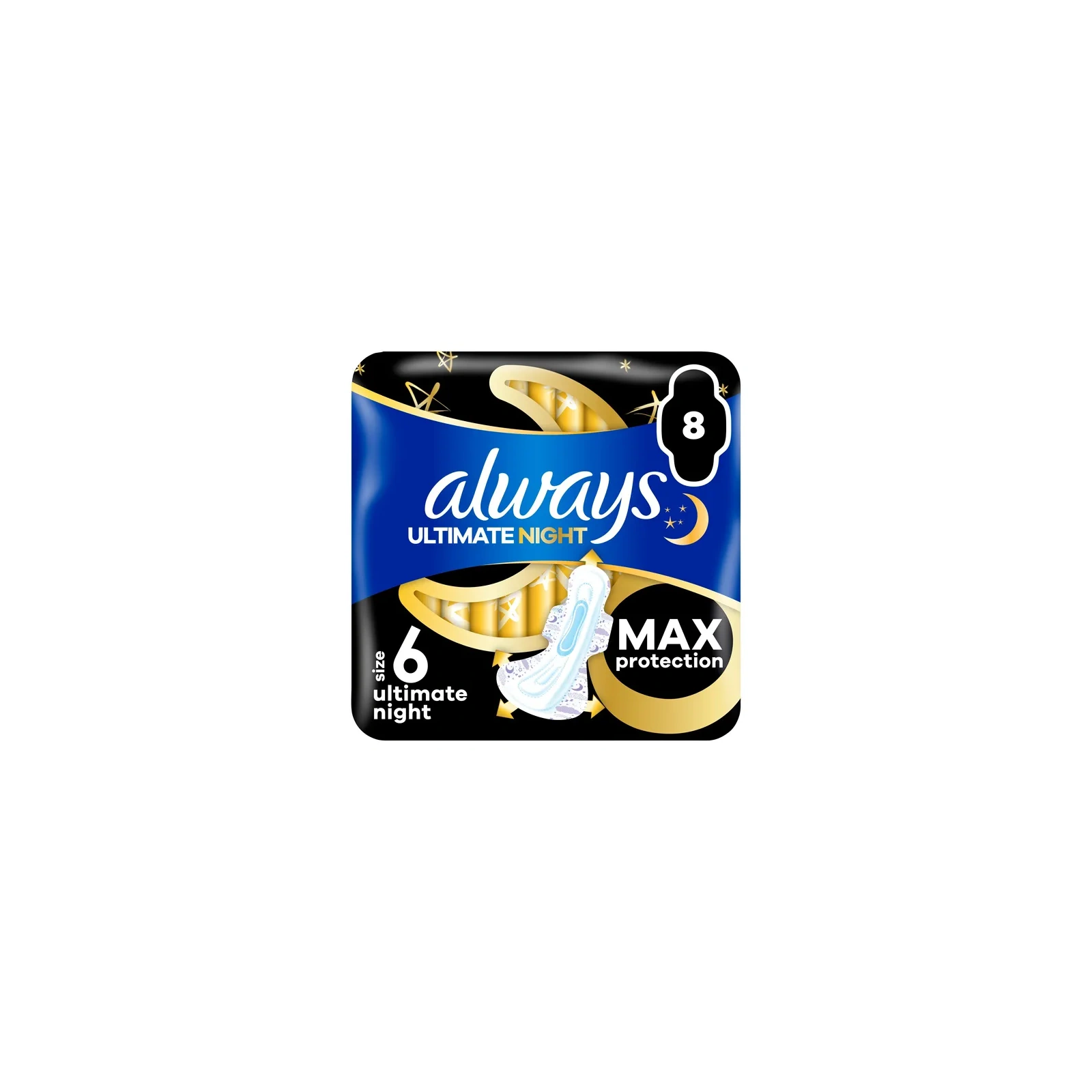 ALWAYS Ultimate Night podpaski ze skrzydełkami rozmiar_6 8szt