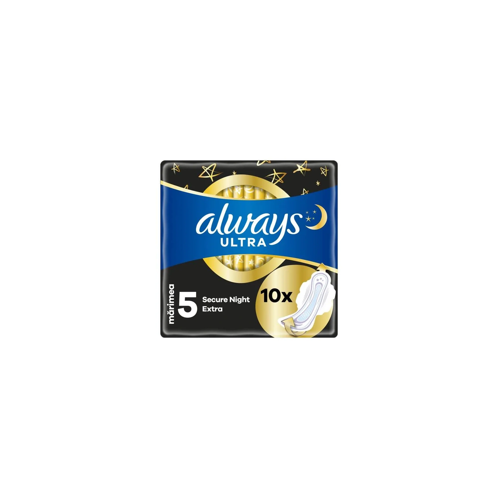 ALWAYS Ultra Secure Night podpaski ze skrzydełkami Light Duo 2x5szt 