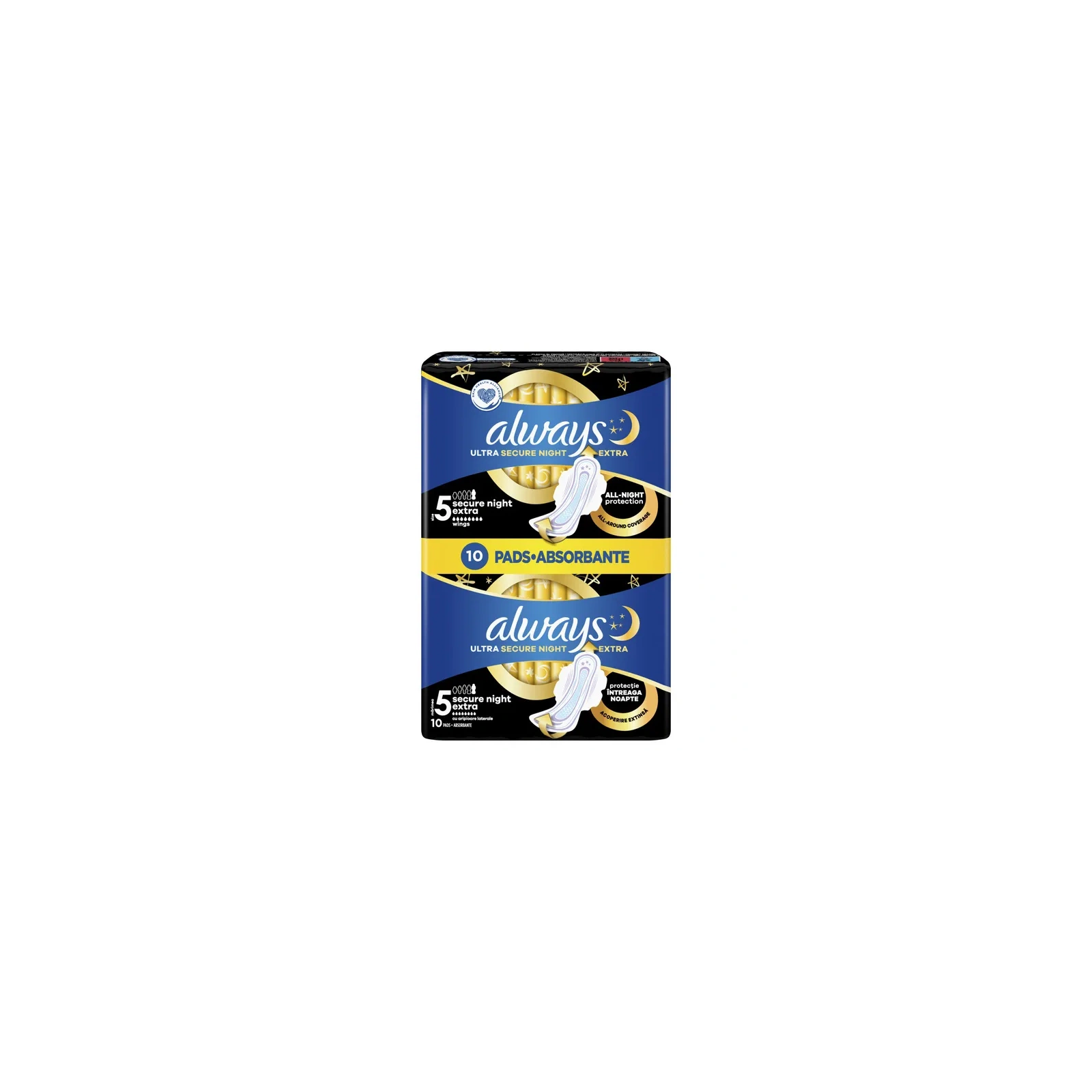 ALWAYS Ultra Secure Night podpaski ze skrzydełkami Light Duo 2x5szt 