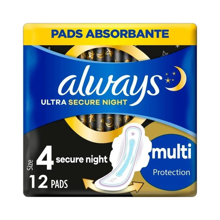 ALWAYS podpaski ze skrzydełkami Ultra Secure Night XL Duo 2x6szt