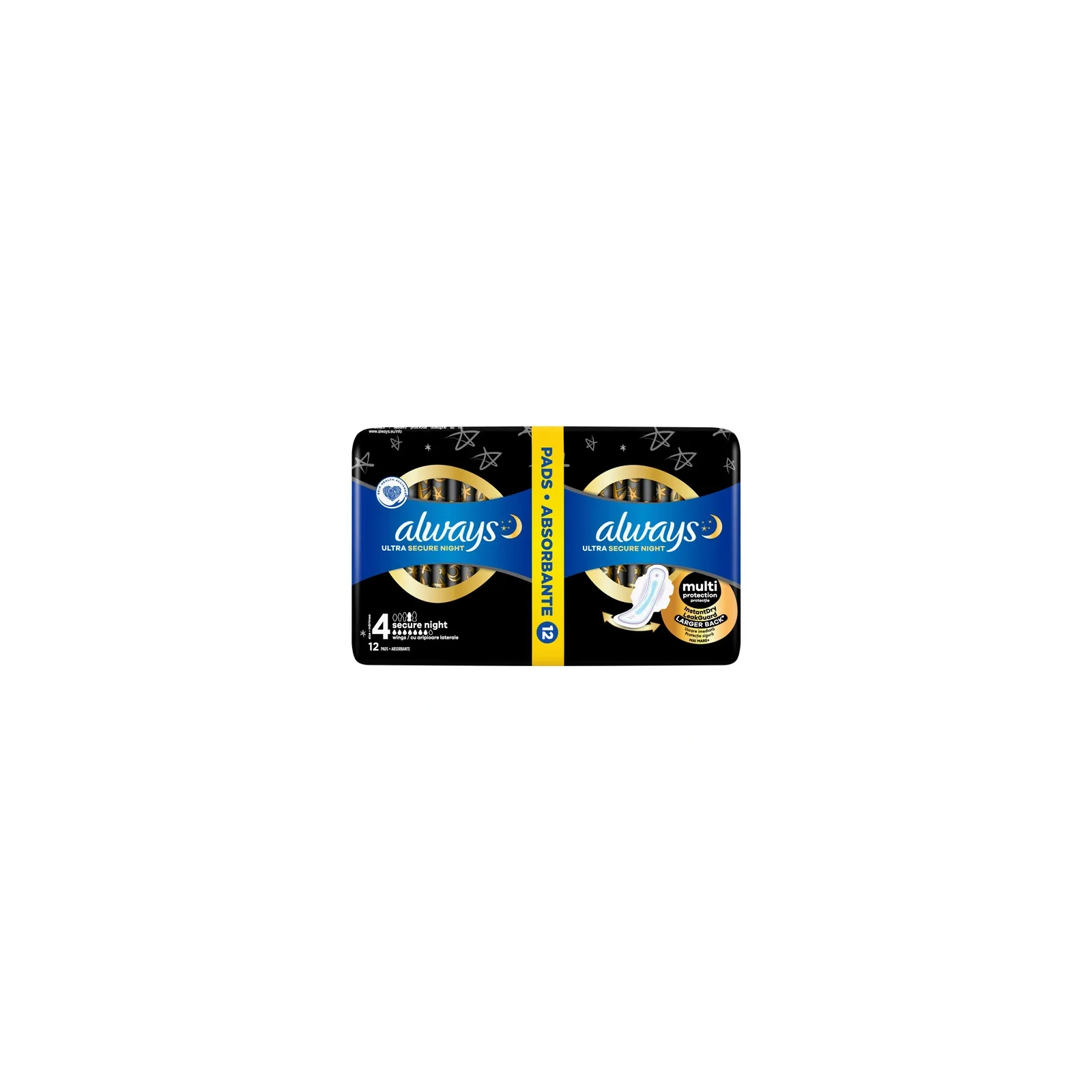 ALWAYS podpaski ze skrzydełkami Ultra Secure Night XL Duo 2x6szt