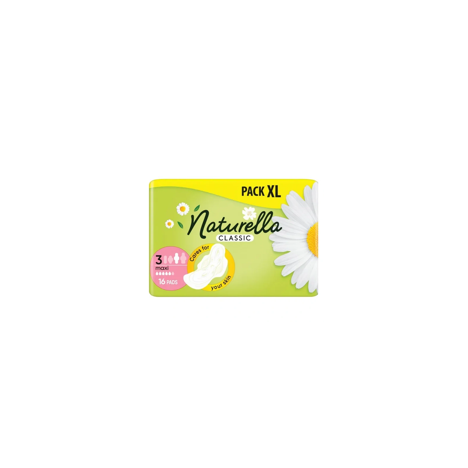 NATURELLA Camomile classic podpaski maxi 16szt