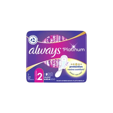 ALWAYS Platinum podpaski Ultra Super Plus 7szt