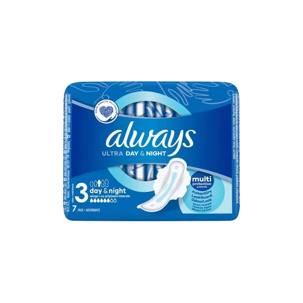 ALWAYS Ultra Night podpaski higieniczne 7szt