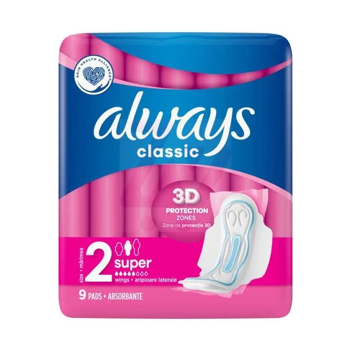 ALWAYS Classic podpaski maxi 9szt