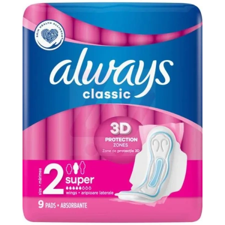 ALWAYS Classic podpaski maxi 9szt