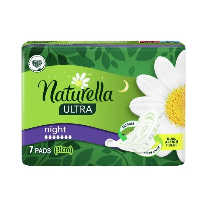 NATURELLA Camomile Ultra Night podpaski higieniczne 7szt