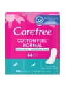 CAREFREE Cotton Feel wkładki higieniczne nieperfumowane 56szt