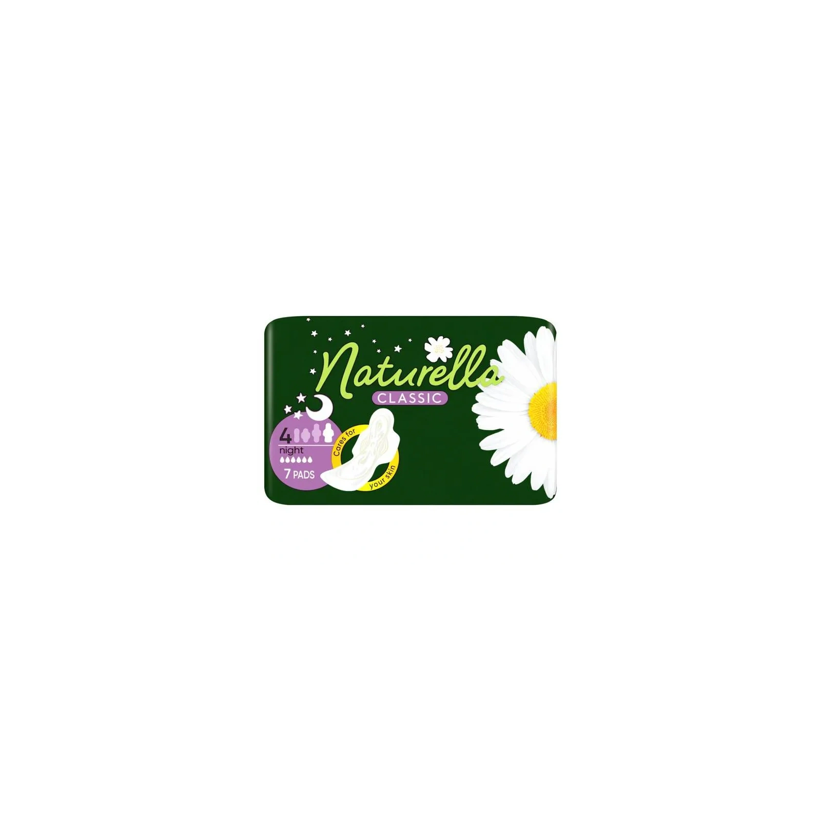 NATURELLA Camomile Classic Night podpaski ze skrzydełkami 7szt