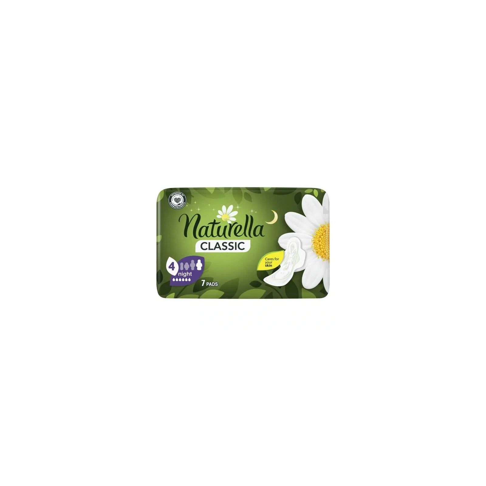 NATURELLA Camomile Classic Night podpaski ze skrzydełkami 7szt