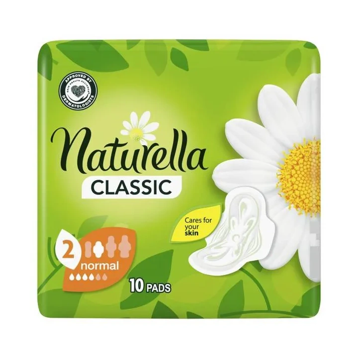 NATURELLA Camomile classic podpaski normal skrz. 10szt 