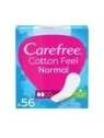 CAREFREE Cotton Fell wkładki higieniczne Normal Aloe 56szt