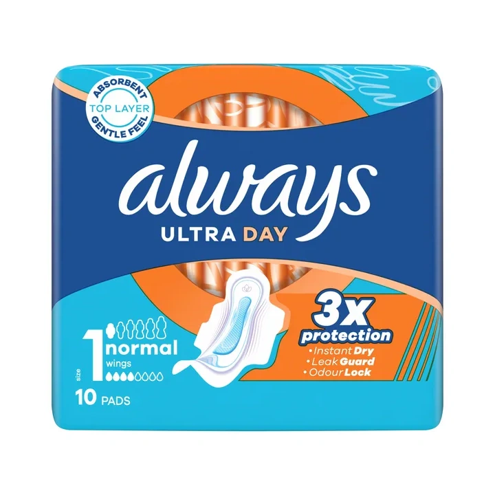 ALWAYS Ultra Normal Plus podpaski ze skrzydełkami 10szt