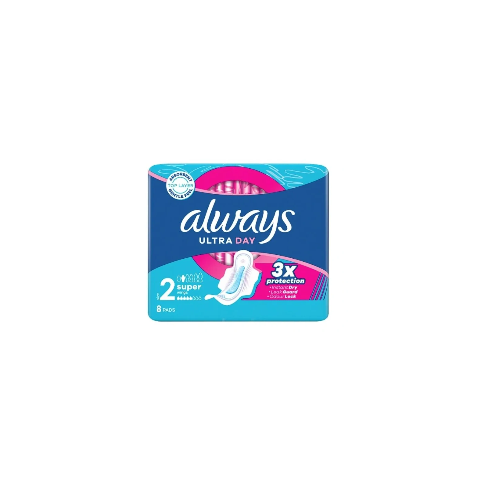 ALWAYS Ultra Day Super Plus podpaski higieniczne ze skrzydełkami 8szt