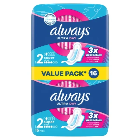 ALWAYS Ultra Super Plus podpaski higieniczne duo 2x8 16szt