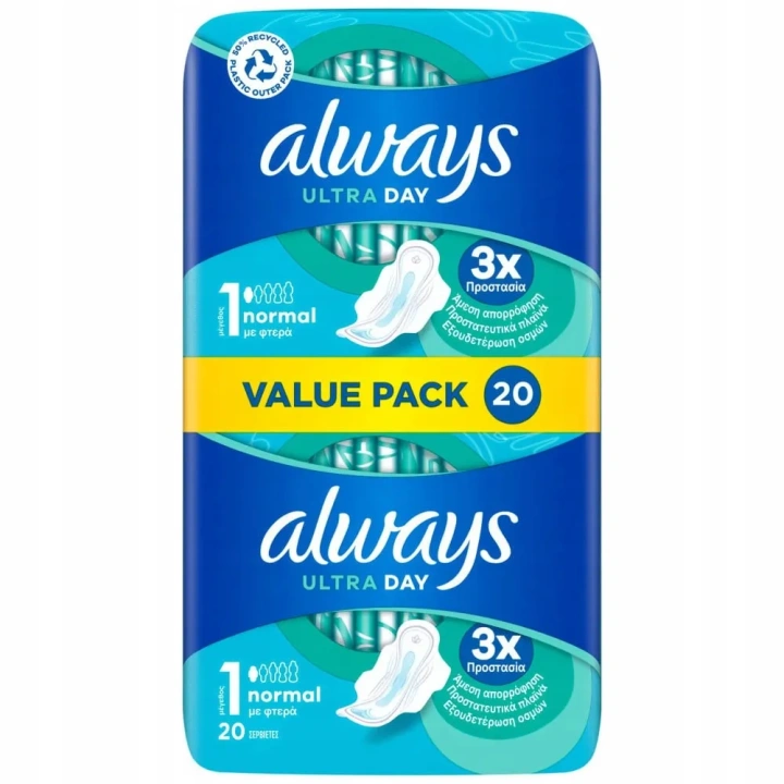 ALWAYS Ultra Normal Plus Duo podpaski ze skrzydełkami 20szt