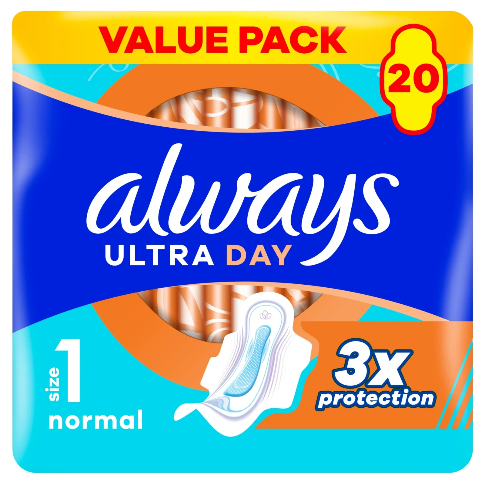 ALWAYS Ultra Normal Plus Duo podpaski ze skrzydełkami 20szt