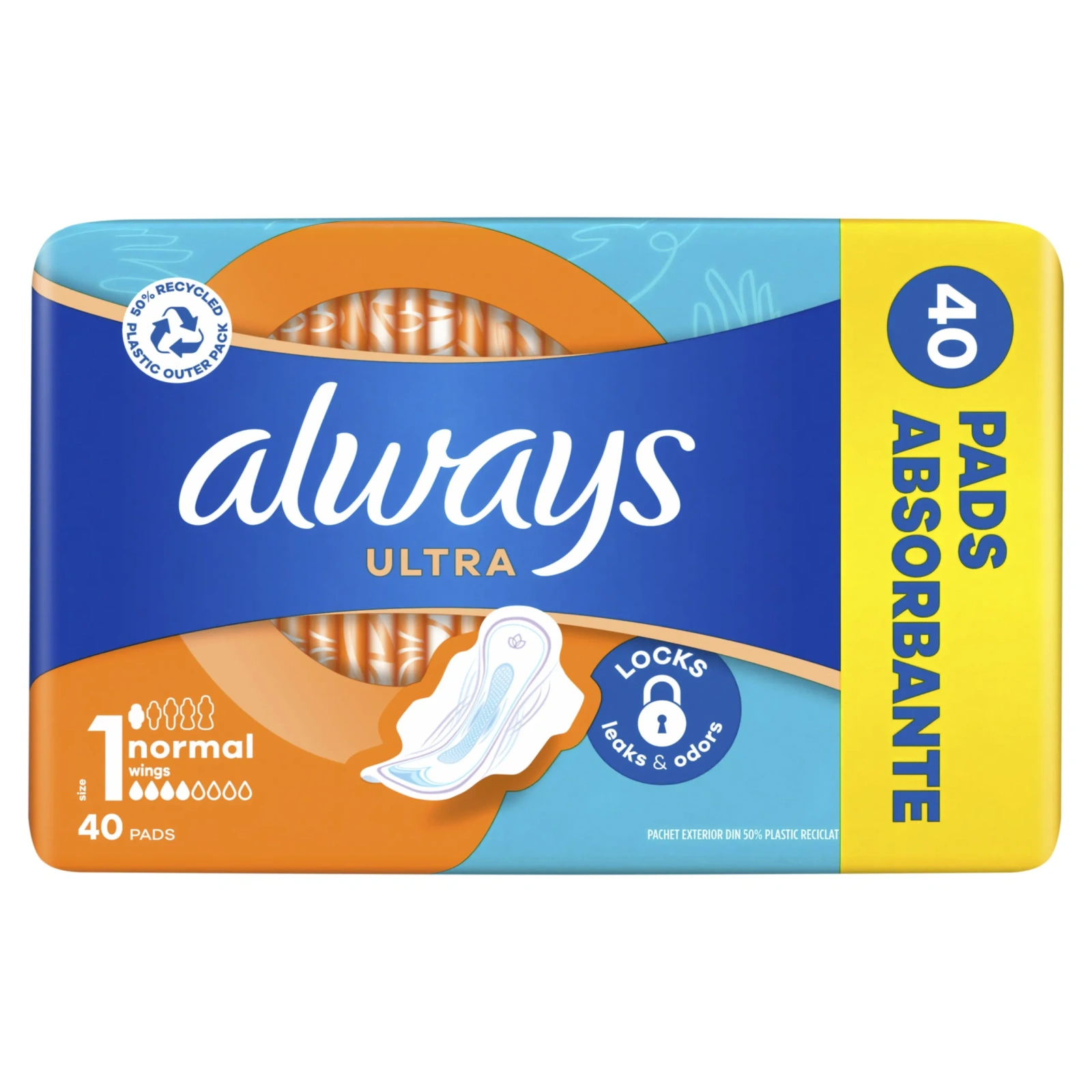 ALWAYS Ultra podpaski ze skrzydełkami chłonność 4 40szt