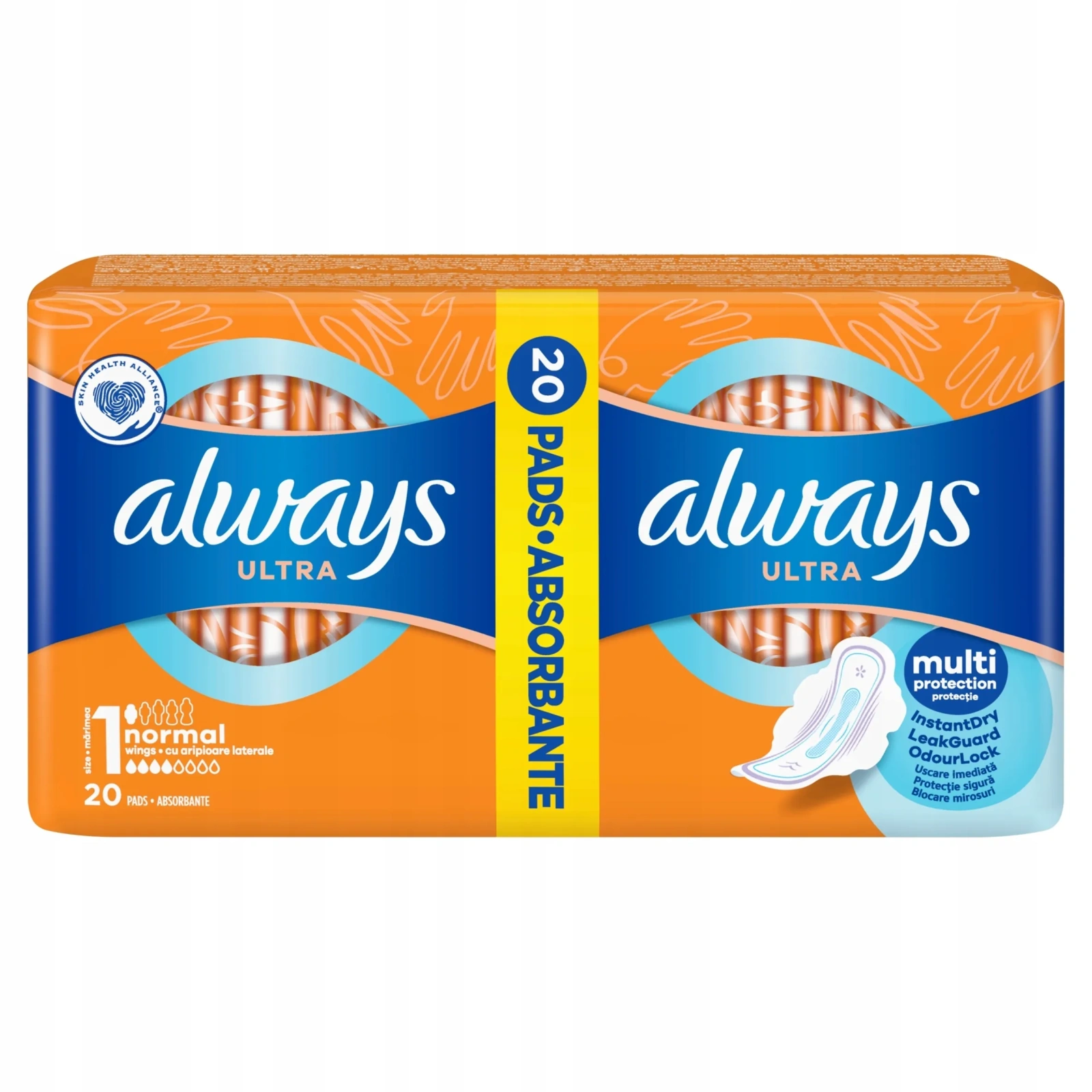 ALWAYS Ultimate Night podpaski ze skrzydełkami duopack 20+12szt