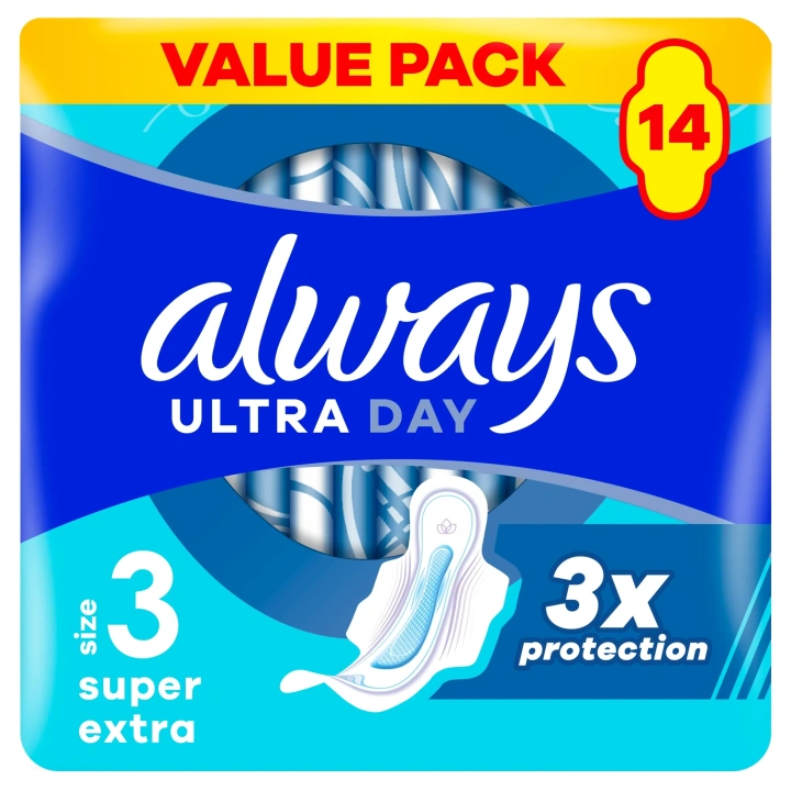 ALWAYS Ultra Day podpaski ze skrzydełkami chłonność 6 2x7szt