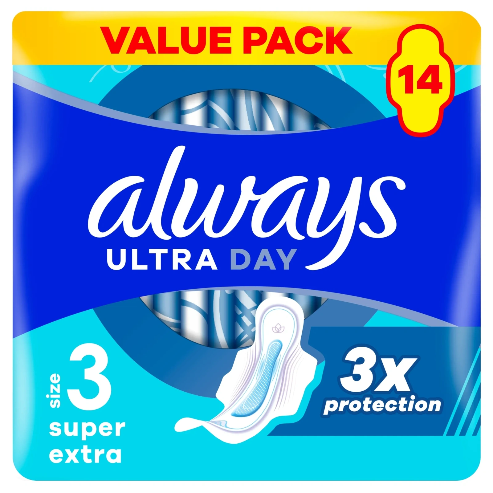 ALWAYS Ultra Day podpaski ze skrzydełkami chłonność 6 2x7szt
