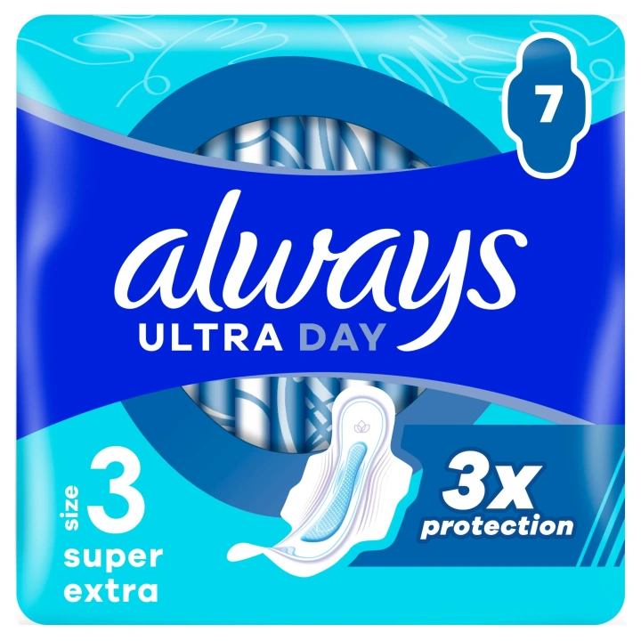 ALWAYS Ultra Day podpaski ze skrzydełkami chłonność 6 7szt