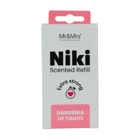 MR&MRS FRAGRANCE Niki uzupełniacz do odświeżacza do auta GARDENIA OF THAITI 12g