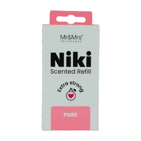 MR&MRS FRAGRANCE Niki uzupełniacz do odświeżacza do auta PURE 12g