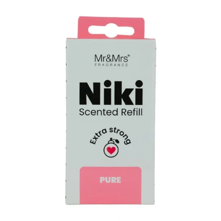 MR&MRS FRAGRANCE Niki uzupełniacz do odświeżacza do auta PURE 12g