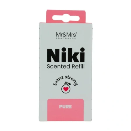 MR&MRS FRAGRANCE Niki uzupełniacz do odświeżacza do auta PURE 12g