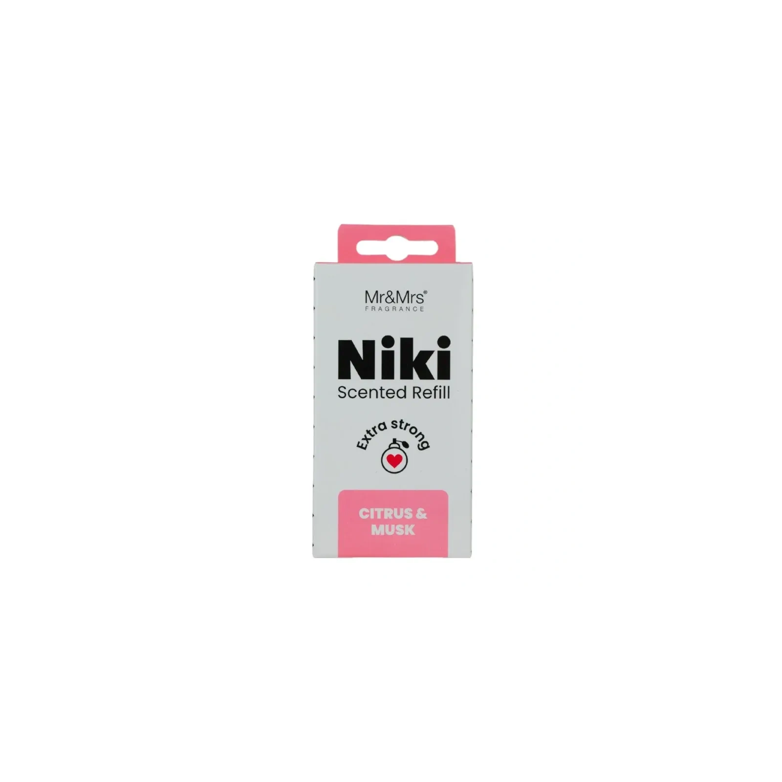 MR&MRS FRAGRANCE Niki uzupełniacz do odświeżacza do auta CITRUS&MUSK 12g