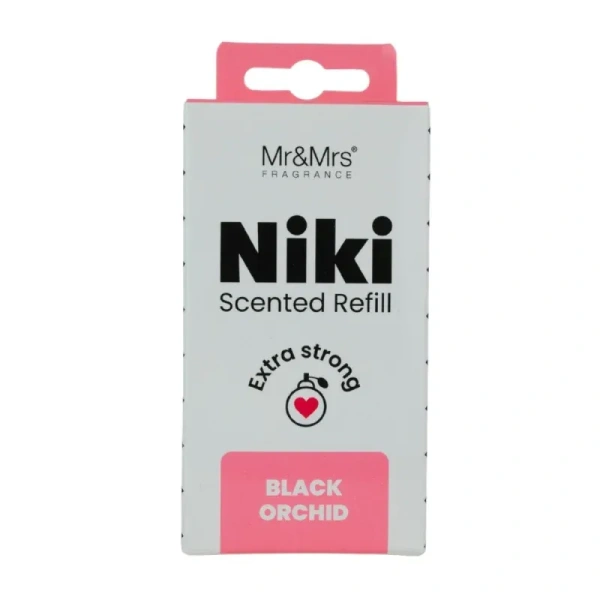 MR&MRS FRAGRANCE Niki uzupełniacz do odświeżacza do auta BLACK ORCHID 12g