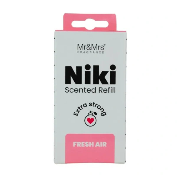 MR&MRS FRAGRANCE Niki uzupełniacz do odświeżacza do auta FRESH AIR 12g