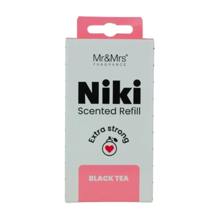 MR&MRS FRAGRANCE Niki uzupełniacz do odświeżacza do auta BLACK TEA 12g