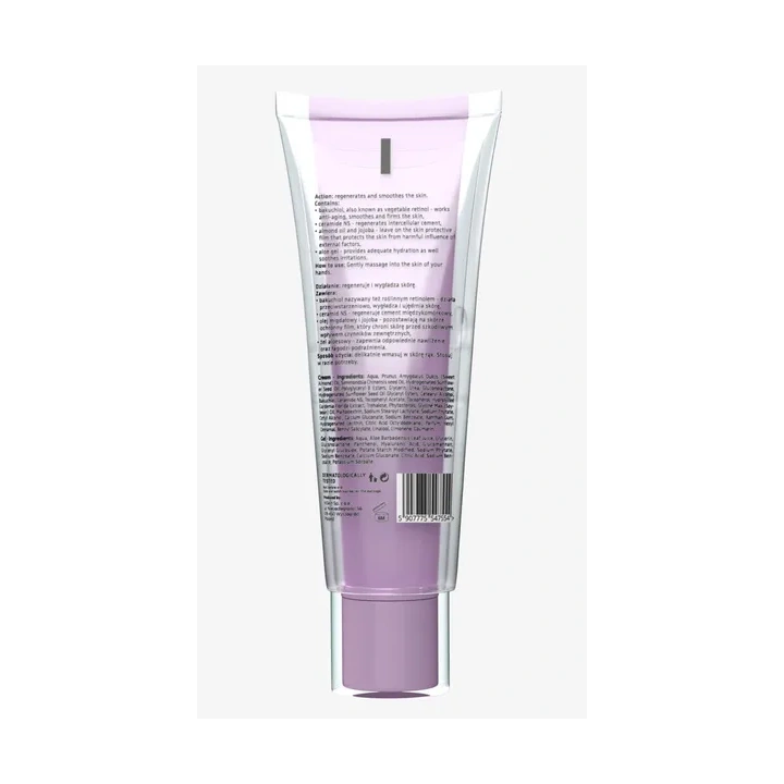 HISKIN Duo Hand przeciwstarzeniowy krem do rąk i żel aloesowy Violet 60ml