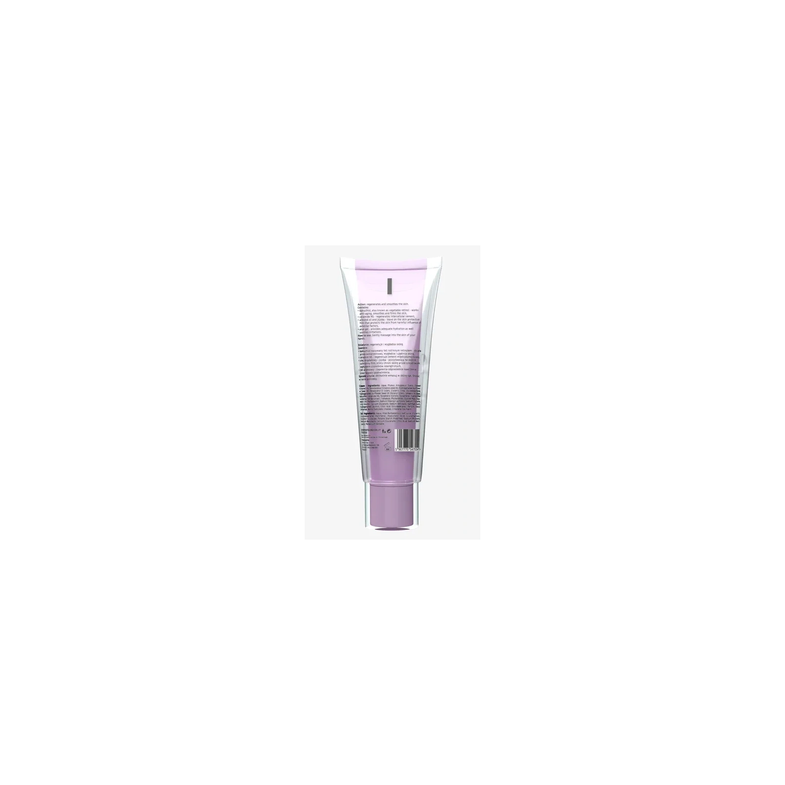 HISKIN Duo Hand przeciwstarzeniowy krem do rąk i żel aloesowy Violet 60ml