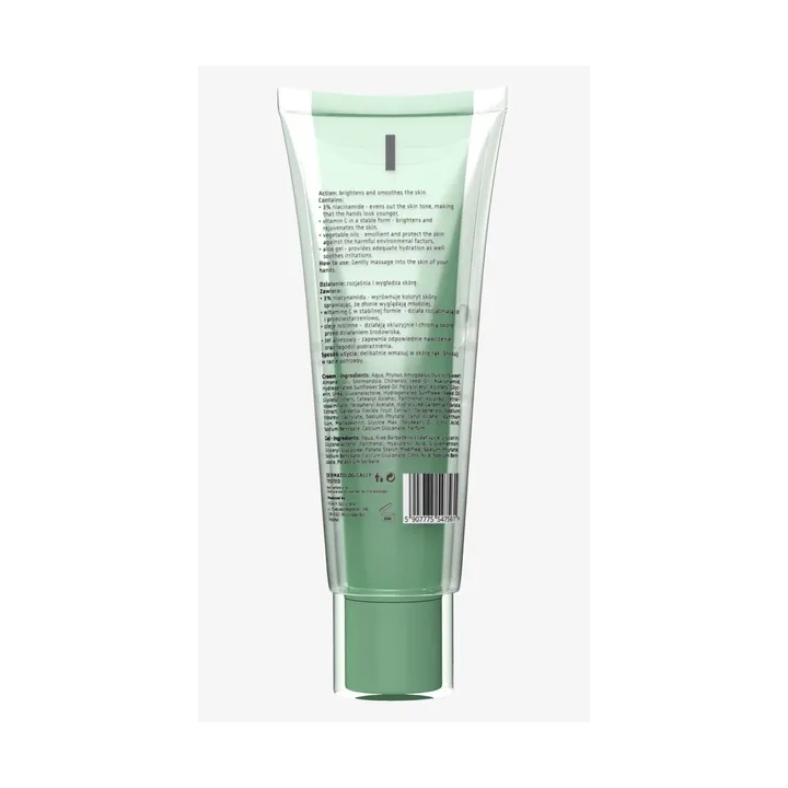 HISKIN Duo Hand rozjaśniający krem do rąk i żel aloesowy Green 60ml