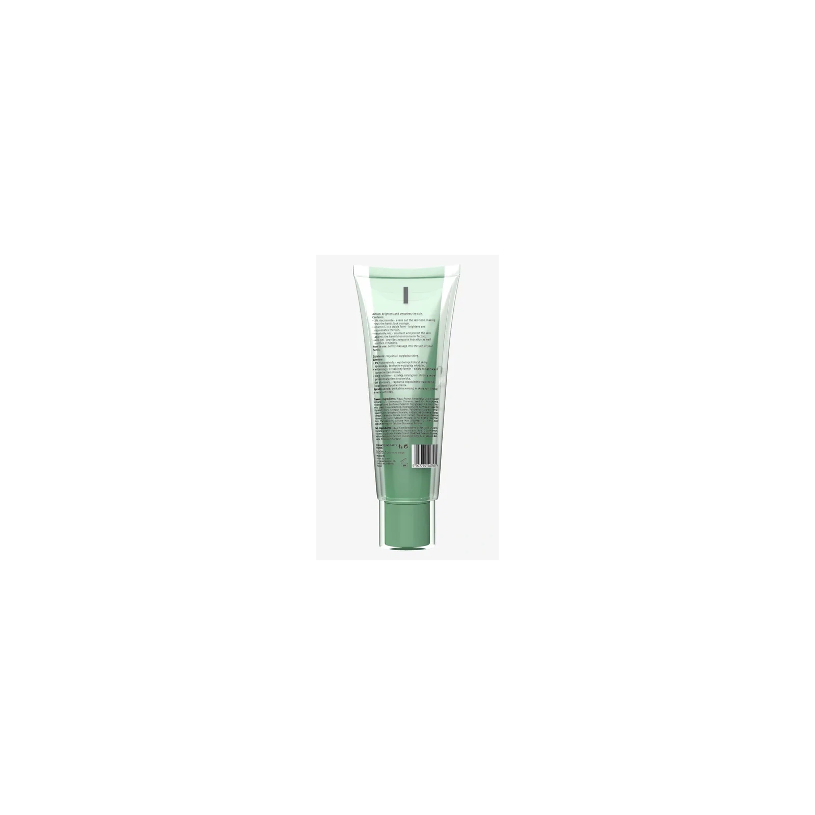 HISKIN Duo Hand rozjaśniający krem do rąk i żel aloesowy Green 60ml
