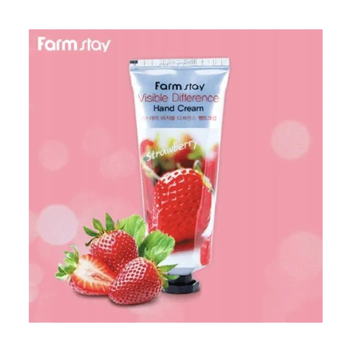 FARMSTAY Visible Difference krem do rąk Strawberry 100ml
