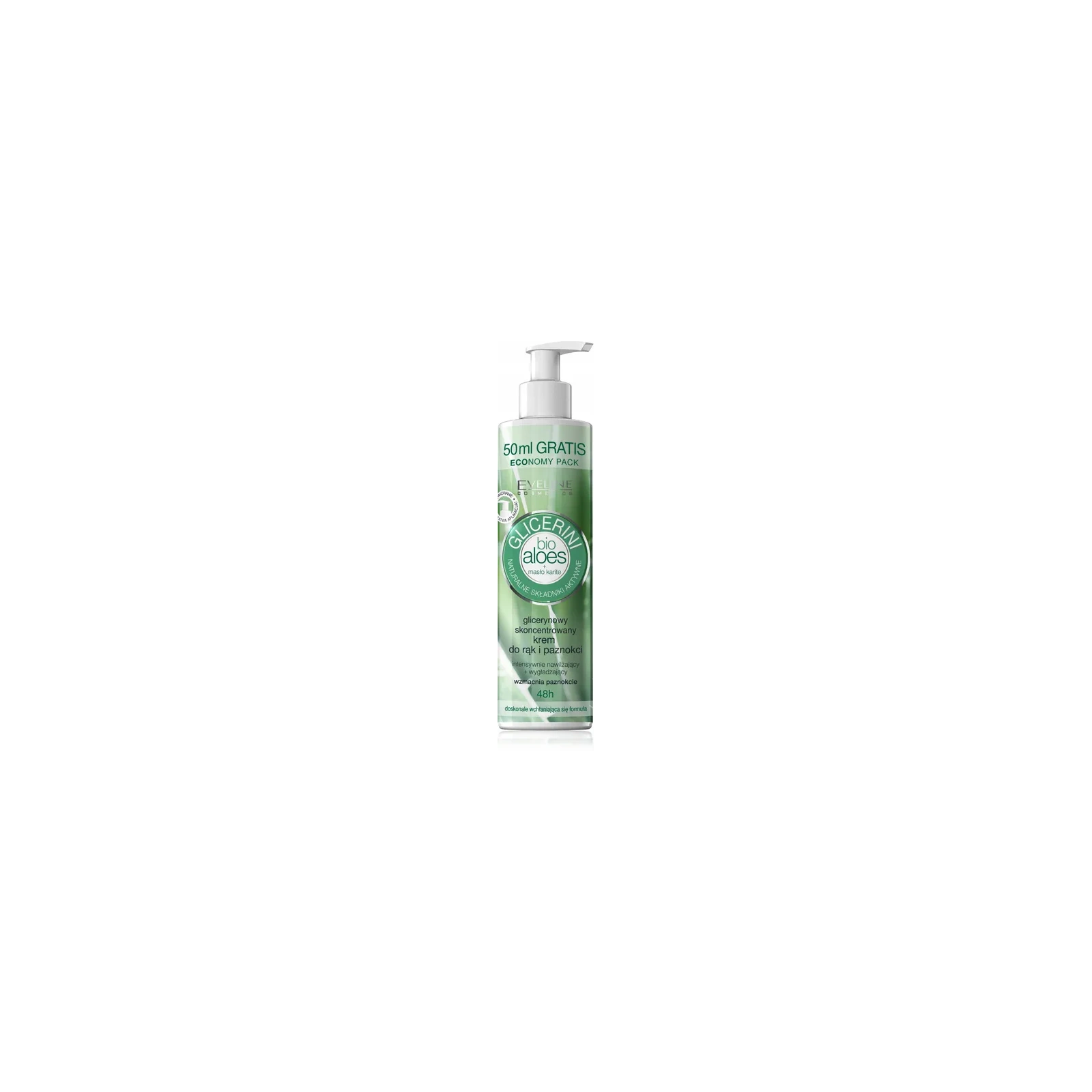 EVELINE Glicerini krem do rąk i paznokci glicerynowy Bio Aloes 245ml 