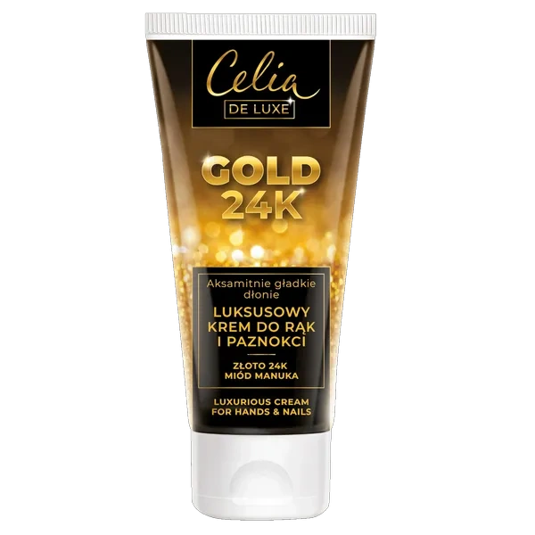 CELIA De Luxe Gold 24k luksusowy krem do rąk 80ml